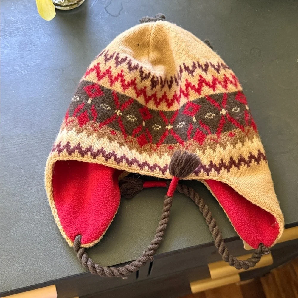 Vintage Old Navy Fair Isle Winter Wool Hat. Size small
